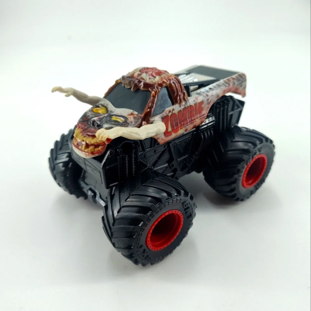 Monster Truck Toy with Zombie Design - Black and Red - Picture 1 of 7
